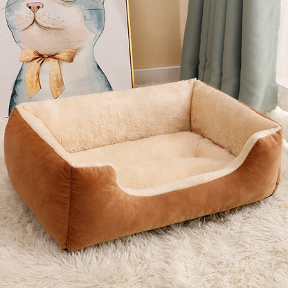 Almofadas de Gato Macias para Todas as Estações, Quentes de Inverno, para Camas de Gato e Cachorro, Laváveis e Resistentes a Mordidas, Almofadas Pequenas, Médias e Grandes para Cama de Cachorro