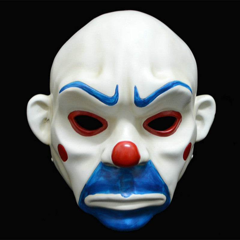 Joker Bank Robber Resin Mask, Clown, Dark Knight Cosplay, Halloween Costume