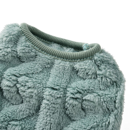 Fleece Warm Dog Cloth Sleeveless Soft Cozy Plush Vest Puppy Winter Overall for Small Medium Pet Sweatshirt  for Dog and Cat