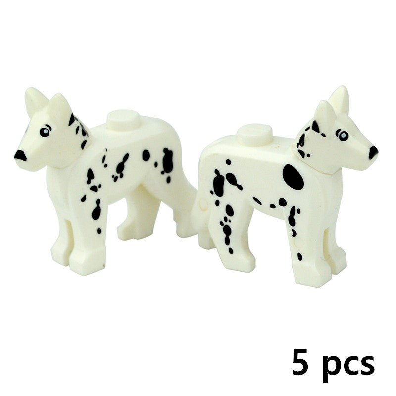 Creative DIY Model cute little Animal MOC Brick Building Blocks Pet Zoo Dog Duck Tortoise Penguin Cat Pig Bird Rabbit Toys