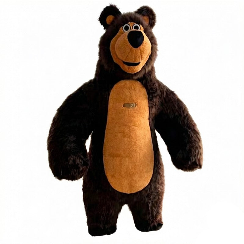Inflatable Martha Bear Brown Bear Giant Costume Adult Walking Mascot Animal Cartoon Character Strange Costume Halloween Party An