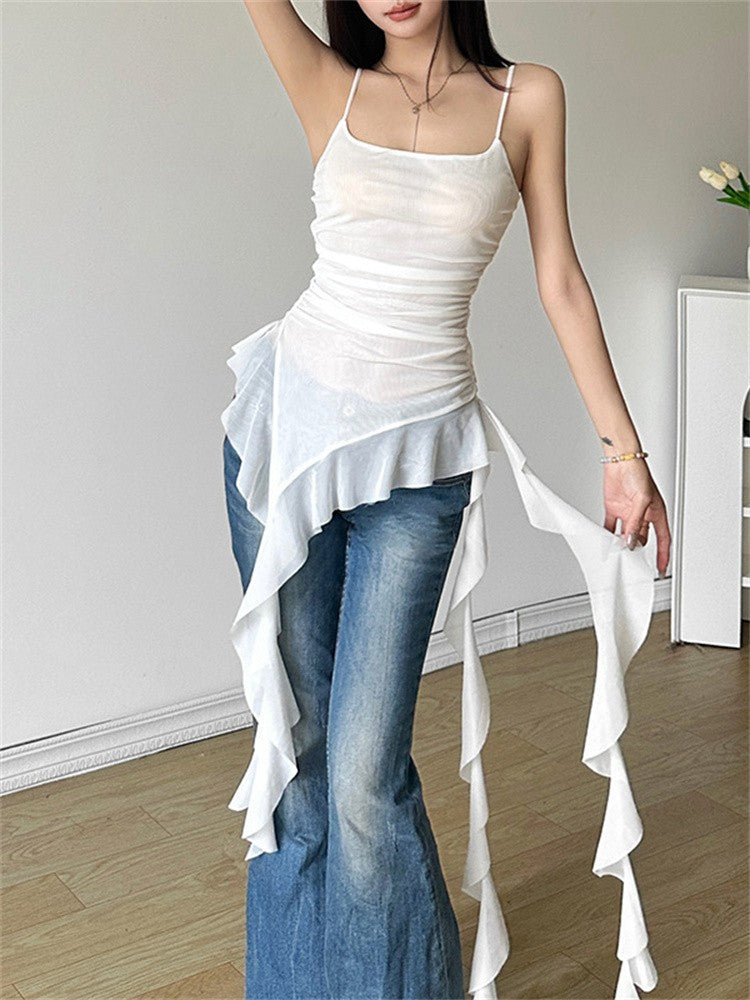 Nibber 2024 Summer Sisters Party Gradient Retro Ruffles Sweet Gentle Sexy Hot Co