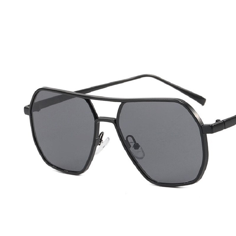 Óculos de Sol Retrô Masculino Grife Designer Alta Qualidade Armação de Metal Óculos de Sol de Proteção para Dirigir Óculos UV400