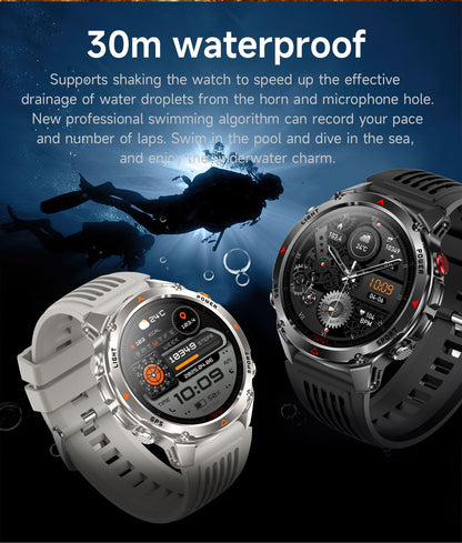 2025 Novo Smartwatch Profissional GPS Esportivo ao Ar Livre Corrida Rastreamento GPS Natação Bússola Altímetro 3ATM Pulseiras Esportivas Masculino