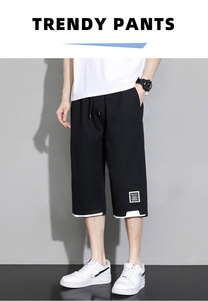 Plus Size Large Men's Shorts 2025 Summer New Trendy Loose Men's Sports and Casual Pants Jorts Baggy Cargo Mens Luxury Brands Man