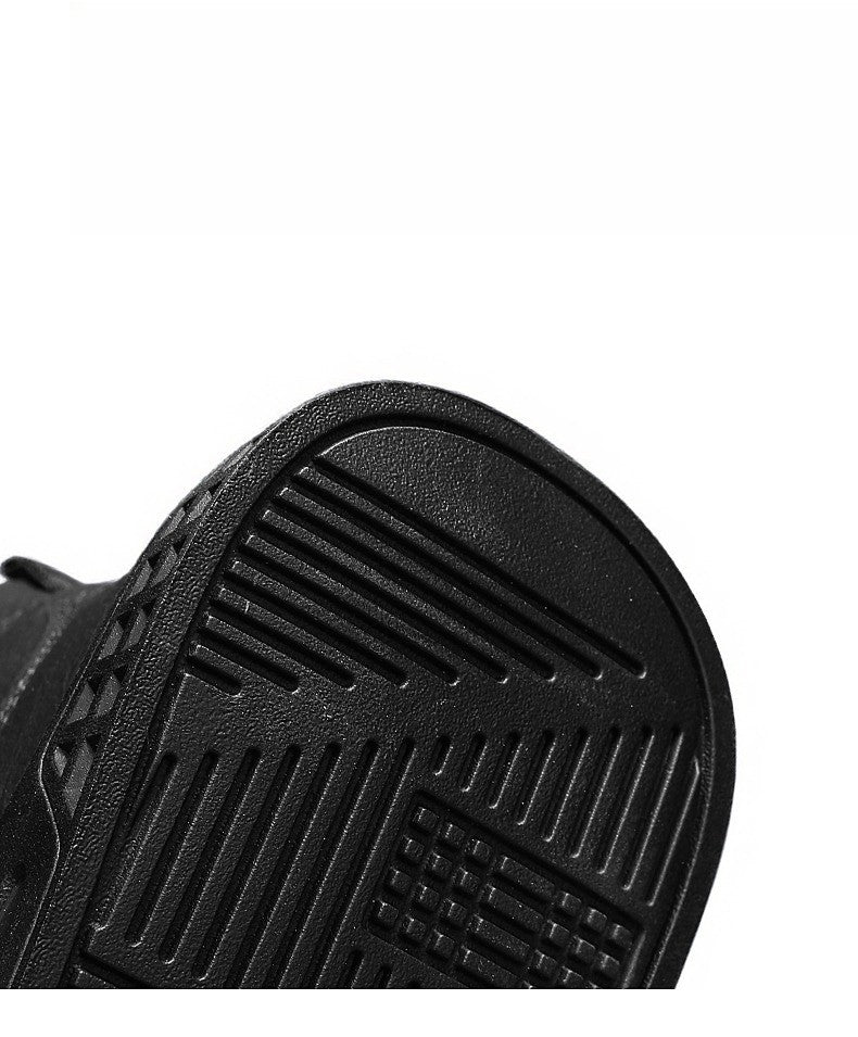 Leather Men Ankle Boots Fashion comfortable Men Sneakers Luxury British style High Top Shoes Men Platform Casual Shoes 2025 New