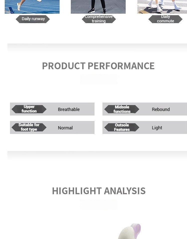 361 Degrees Women's Sneakers Retro Platform Sole Breathable Mesh All-Day Comfort Lightweight  Fitness Female Sneakers 682522230