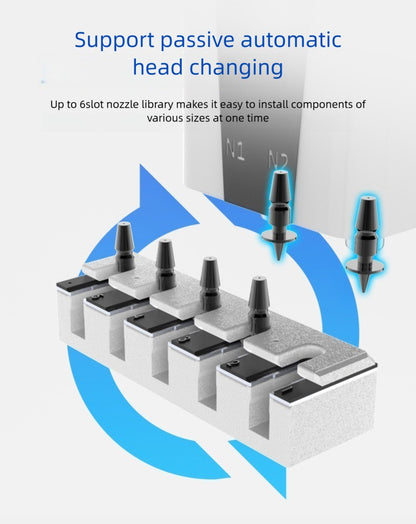 High-speed Fully Automatic Triple Vision Camera Desktop SMT Machine 220V / 110V SMT Pick And Place Machine Chip Mounter LED SMD