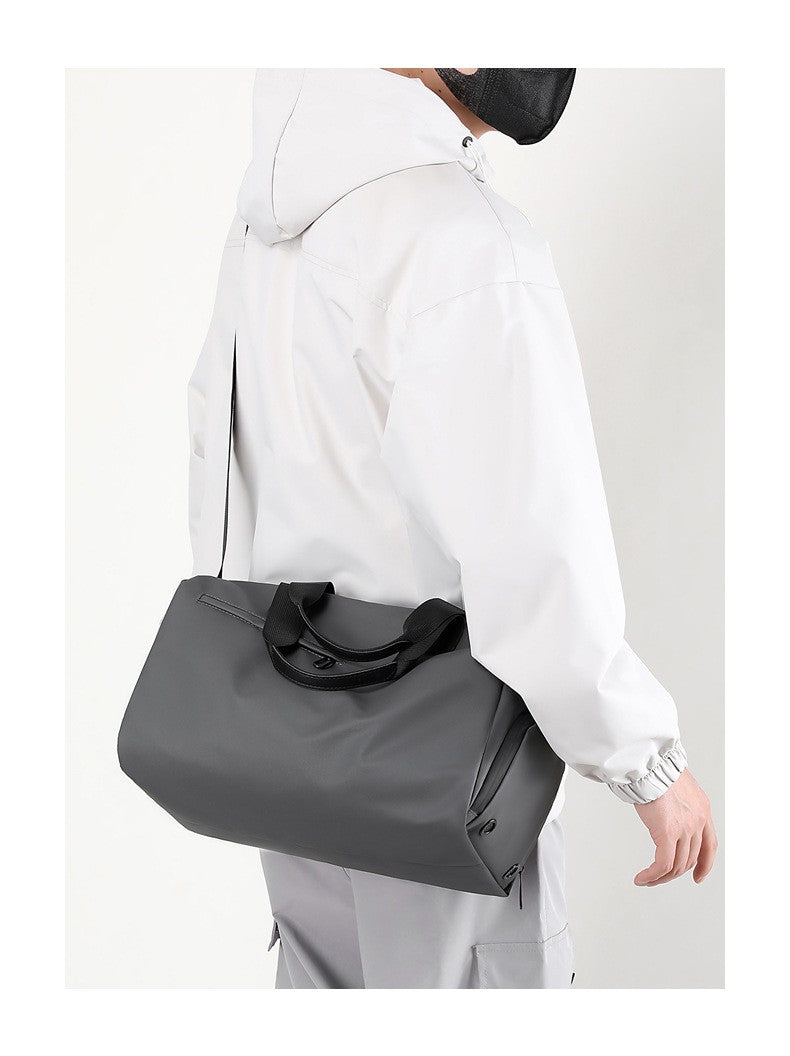 Zipper Large Capacity Oxford Travel Bags Solid Fitness Bags Thickened Fabric High Capacity Waterproof Luggage Sports Bags