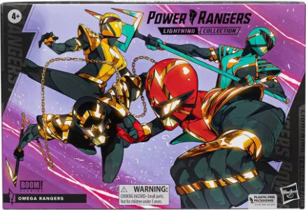 Original Hasbro Power Rangers Lightning Collection Omega Rangers Anime Figure Toy Collection Model