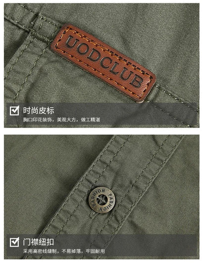Summer Quick Dry Short Sleeve Mens Army Fan Tactical Shirts Male Solid Thin Lapel Cargo Shirt Tops Outdoor Hiking Military Shirt