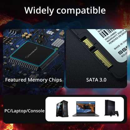 SSD SomnAmbulist 120GB 240GB 480GB 960GB Sata3 Interno Unidade de Estado Sólido 2.5 128GB 256GB 512GB 1TB 2TB SSD para PC Notebook