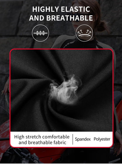 WOSAWE Women Motorcycle Jacket and Pants Set with Removable Pads Soft Protective Gear CE Certified Safety Moto Racing Clothes