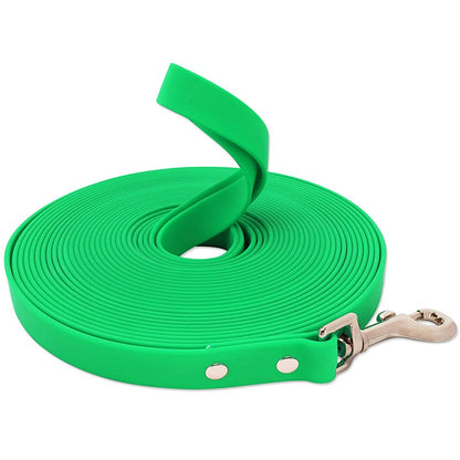 Guia de Cachorro Impermeável Longa de PVC Coleira Fácil de Limpar para Cães Pequenos, Médios, Grandes, Grandes, para Caminhada e Adestramento, 3m 5m 10m 15m