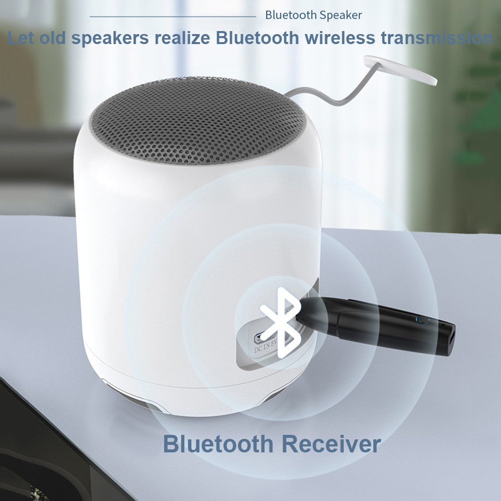 3.5mm AUX Handsfree Stereo Music Audio Adapter BT5.0 Receiver Wireless Mini 3.5 mm Jack For Car kit Headphones Speaker