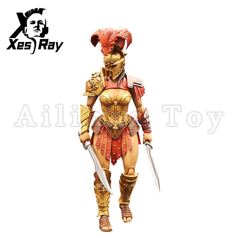[Pré-Venda] XesRay Fight For Glory 1/12 Action Figure Combatants Wave 6 Cassia Berenice Medocus o Trácio Modelo de Anime Para Presente