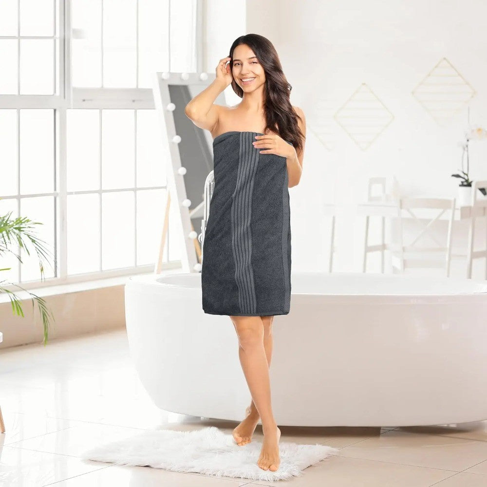 4-pack Bath Towel Set, (27 X 54 Inches) 100% Ring-spun Cotton, Quick-drying, Highly Absorbent, Soft Feel