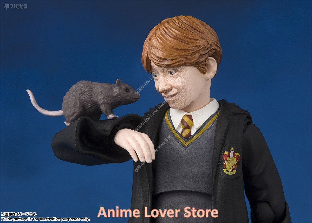 Em estoque 100% Bandai Original S.H.Figuarts SHF Harry Potter Ron Weasley Hermione Jean Granger Severus Snape Bonecos Anime Brinquedo