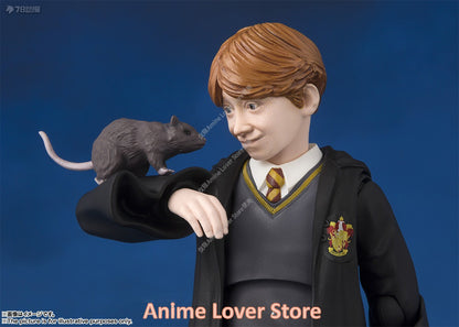 Em estoque 100% Bandai Original S.H.Figuarts SHF Harry Potter Ron Weasley Hermione Jean Granger Severus Snape Bonecos Anime Brinquedo