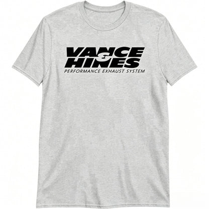 VANCE HINES Printed Fashion Man's T-SHIRT Inspired Motorcycle Racing Exhaust Systems Men T Shirt Casual Harajuku Soft Summer Tee