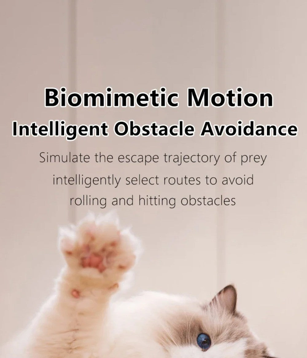 Brinquedo para Gato Bola Interativa Inteligente para Pets Brinquedos para Gatos Internos Bola Mágica de Rolamento Automático Brinquedo Eletrônico Interativo Acessórios para Gatos
