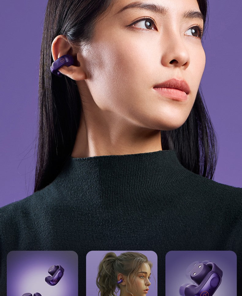 Pokemon Gengar Anime Ear clip type Bluetooth Wireless Headset Gaming stereo sports headphones High Endurance Gifts In Stock