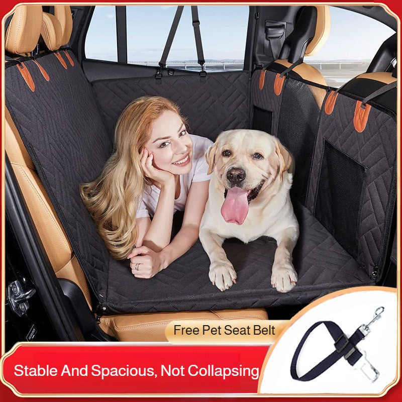 Capa de Carro Removível de Inverno Extensão Traseira Almofada para Cães Impermeável à Prova de Arranhões Antiderrapante Rede Almofada de Assento Traseiro para Pet