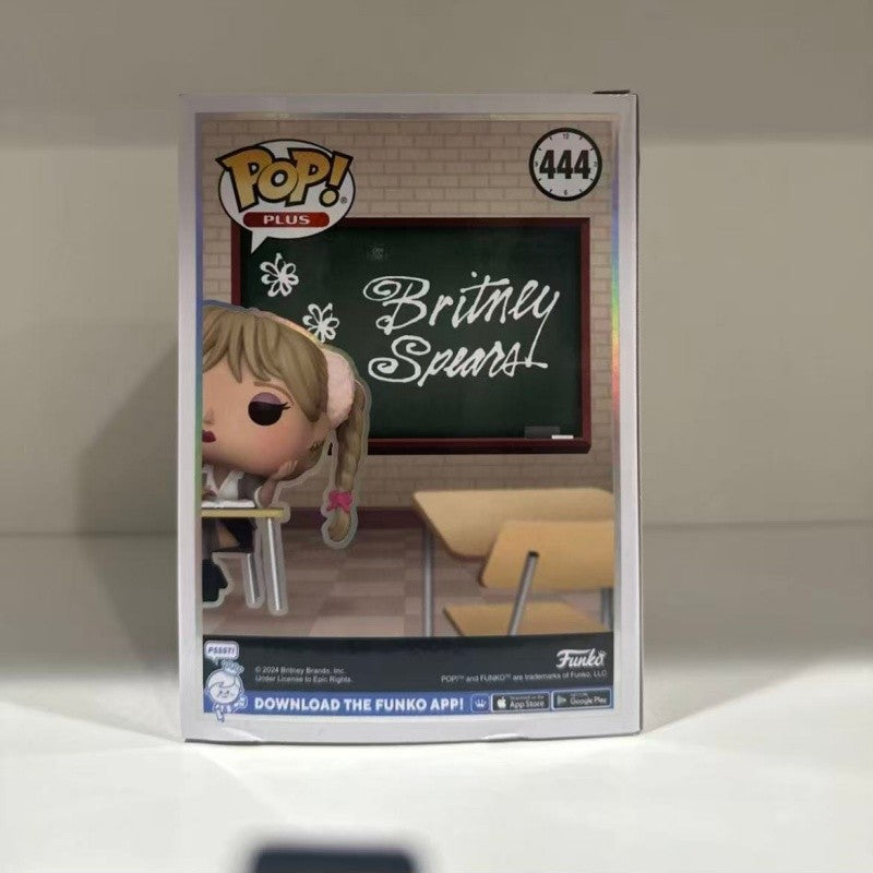 Funko Pop Singer Britney Genuine Action Doll Model Britney Spears 444 Vinyl Sculpture Dolls Limited Edition Fan Collection Toys
