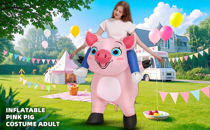 Adult Animal Inflatable Costume Anime Dress Suit Carnival Purim Halloween Party Cosplay Costumes for Man Woman