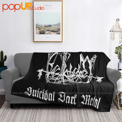Bethlehem Suicidal Dark Metal Manta Acolchoada Ultrassuave Cobertor Fofo de Inverno Colchas