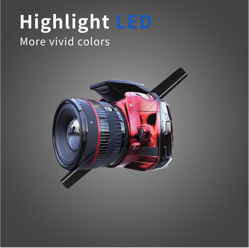 30CM WIFI 256Pcs Led 3D Hologram Logo Projector Advertising Holographic Fan For Event Rent And Shopping Mall Store