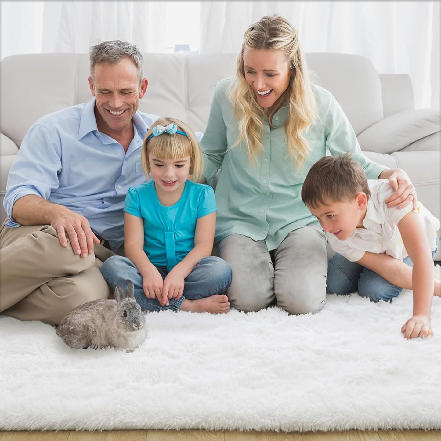 Silk Wool Carpet Living Room Plush Rug Bed Room Floor Fluffy Mats Non-slip Home Decor Soft Velvet Carpet Kids Room Blankets