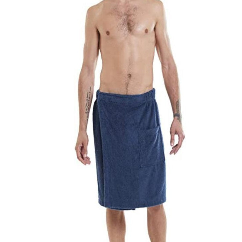 Men's wearable apron for beach and home use