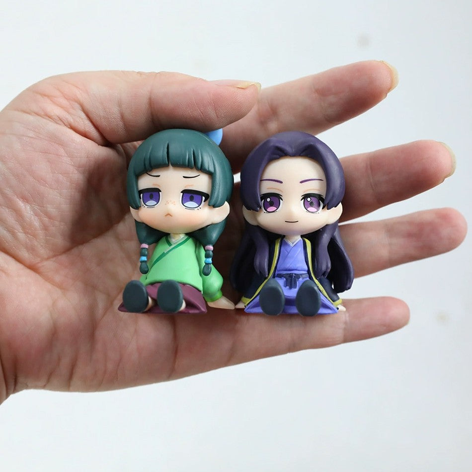 Miniatura Atacado Q Posket BANDAI Figure Demon Slayer 6un/12un/Conjuntos Kimetsu No Yaiba Pequenas Bonecas PVC Decoração de Mesa
