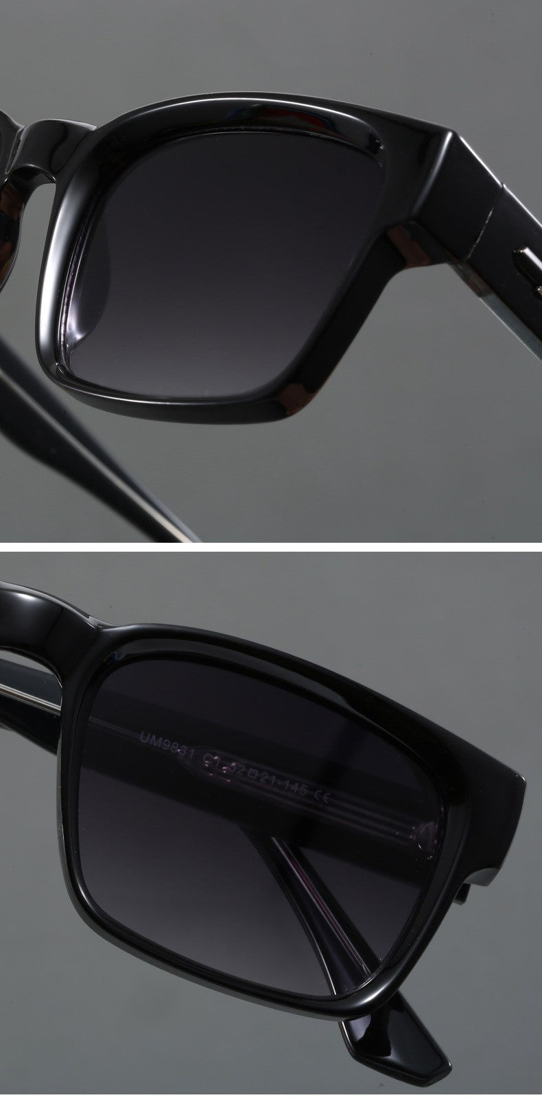 New Men's Advanced Ultra Light Coarse Frame Fashion Square Sunglasses Women Men Trendy Anti Mist Outdoor Driving Shades UV400