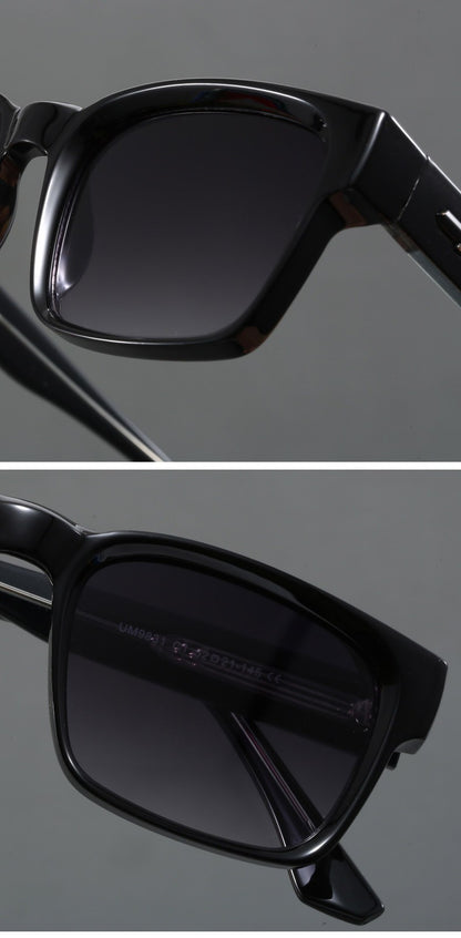 New Men's Advanced Ultra Light Coarse Frame Fashion Square Sunglasses Women Men Trendy Anti Mist Outdoor Driving Shades UV400