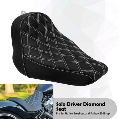 Motorcycle Rear Fender Mudguard Cover With Turn Signal LED Light Driver Solo Seat For Harley Softail Breakout Fat Boy 2018-2023