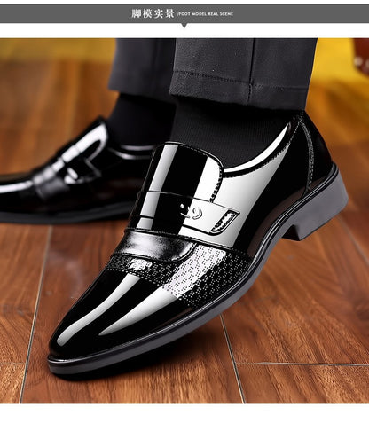 Luxury Mens Leather Shoes Retro Carved Lace-up Brogue Oxford Wedding Men Dress Shoes Male Formal Business Gentleman Office Shoes