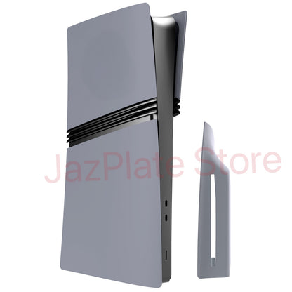 Grey Pro Disc Edition Cover Plates with Logo Skin and 30th Anniversary Sticker for New PS5 Pro Console  Shell Panels Faceplate