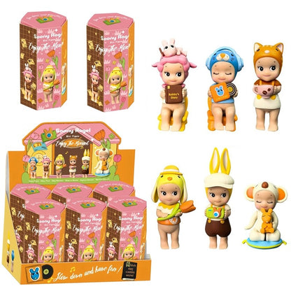 Novos bonecos Sonny Angel de 2025 da série "Enjoy The Moment", em caixas surpresa, mini figuras de anime, enfeites, bonecos de desenho animado, presente de Dia dos Namorados para desktop