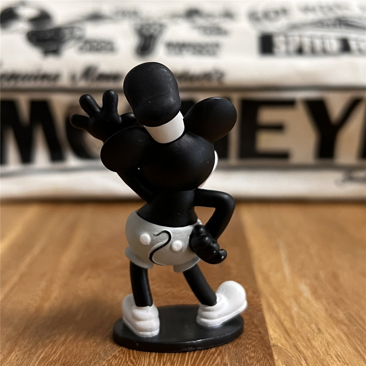 Disney Steamboat Willie Mickey Mouse Anime Figure Model Toys Cake Desktop Decoration Collectible Dolls Toys Gifts for Children