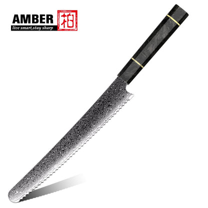 Professional 67-layer Damascus Japanese Kitchen Nakiri Gyuto Chef bread boning Knife Set Home kitchen tool with Carbon Fiber HD