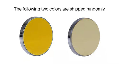 Espelhos refletores Si a laser Cloudray Co2 para gravadora a laser lentes refletoras de silicone folheadas a ouro diâmetro 19 20 25 30 38,1 mm