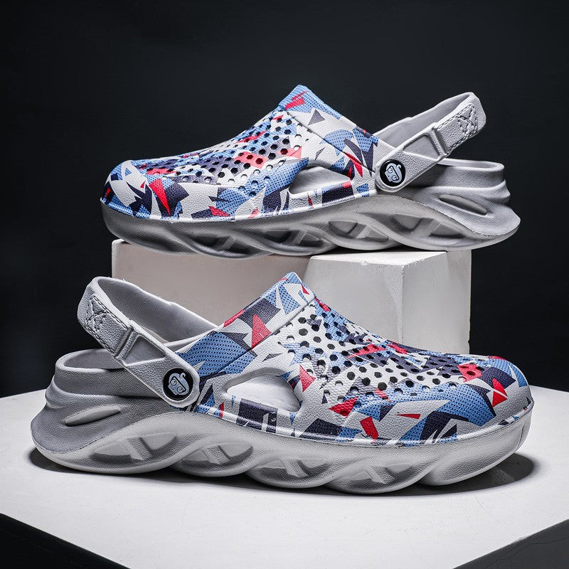 Flat Sandals Men Shoes EVA Slippers Garden Platform Sandals Man Summer Sandals New Male Sneakers Outdoor Home Clogs