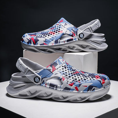 Flat Sandals Men Shoes EVA Slippers Garden Platform Sandals Man Summer Sandals New Male Sneakers Outdoor Home Clogs