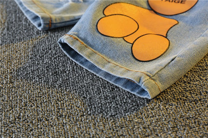 Novo Terno de Roupa de Verão para Bebê Meninas Moda Infantil Meninos Desenho Animado Camiseta Shorts 2 Peças/Conjuntos Traje Casual para Crianças Agasalhos