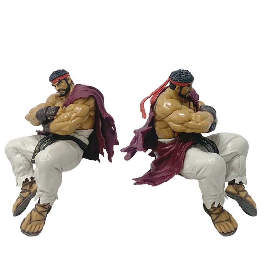 Figura de Ação Ryu de Anime Street Fighter 6 de 14cm Figura de Ryu para Noodle Stopper Decoração de Quarto Modelo de Coleção em PVC Brinquedos
