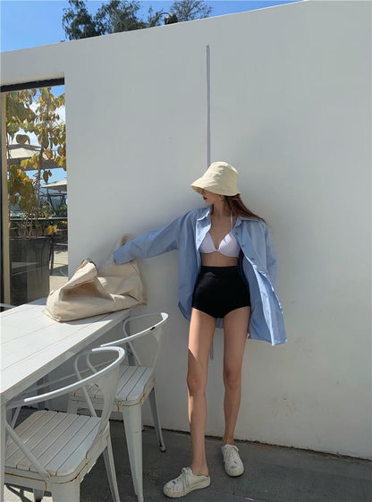 Black Shorts Women Skinny High Waist 5XL Solid Summer New Hot Girl Dancing Hipster K Pop Sexy Club Streetwear Hip Hop Casual Ins