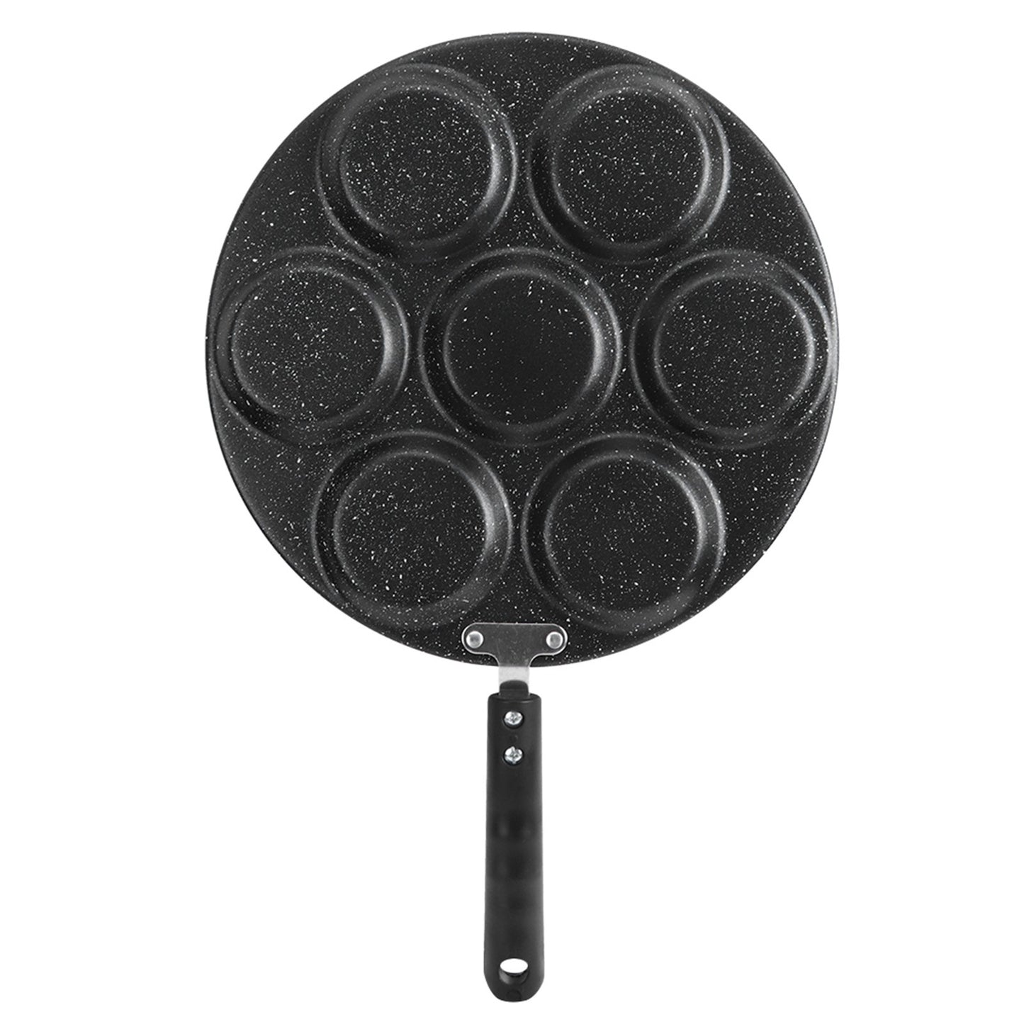 7 Holes Frying Pan Non Stick Fried Eggs Cooking Pan Burger Mold Household Kitchen Cookware