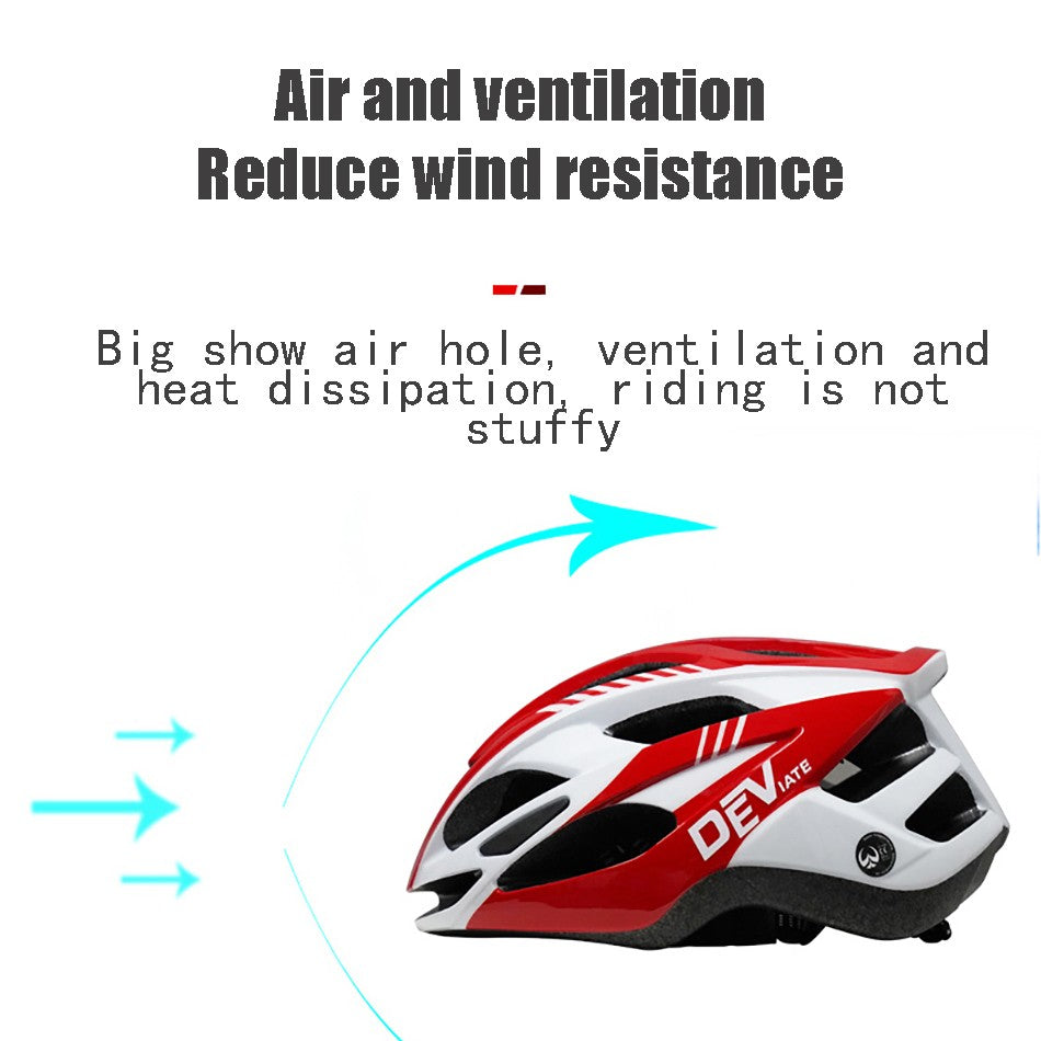 Capacete de Ciclismo DEV Mountain Road Bike Grande 19cm de Largura Capacete de Ciclismo Ultraleve Esportivo de Corrida e Ciclismo Casco Ciclismo Capacete de Bicicleta MTB
